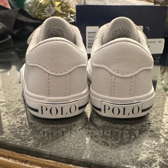 Polo Ralph Lauren Kids Sneakers - White/Multi - Picture 4 of 7